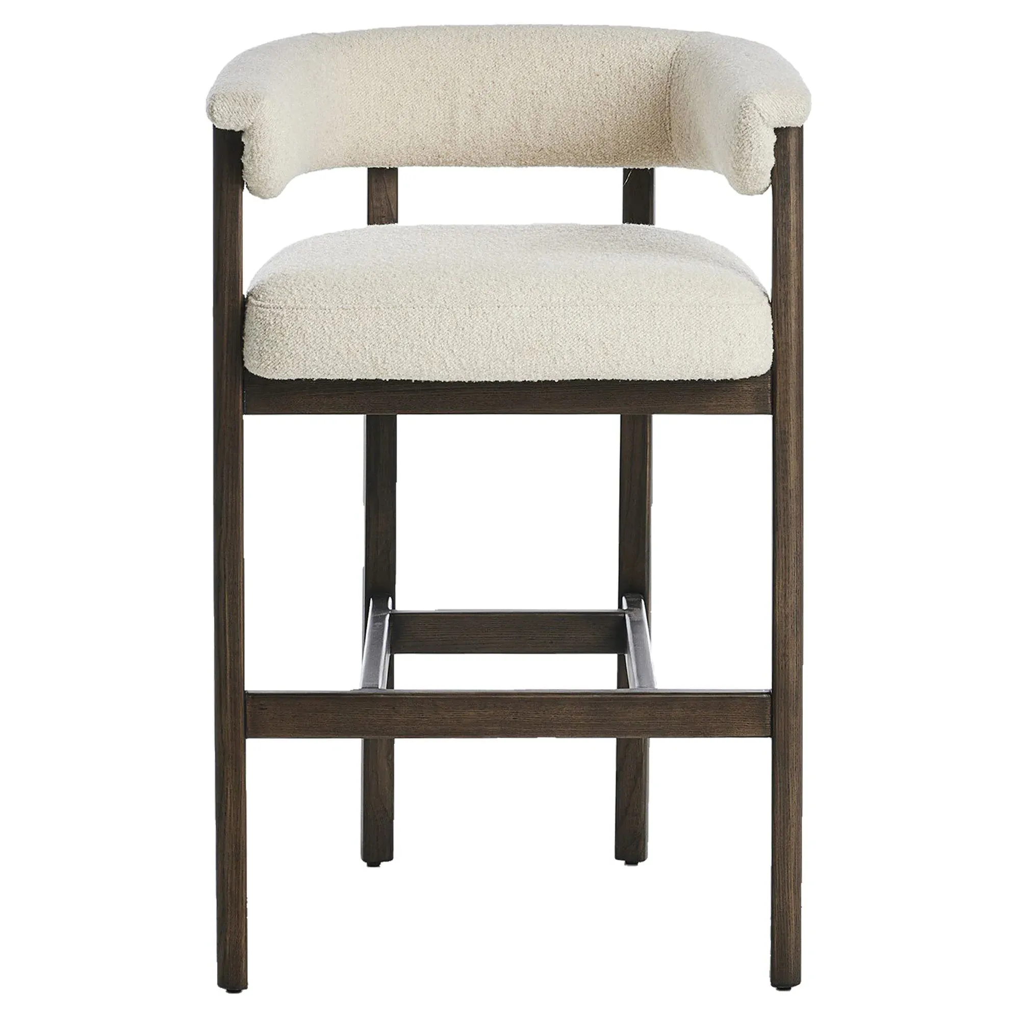 Alessandra Bar Stool - Cream, Boucle