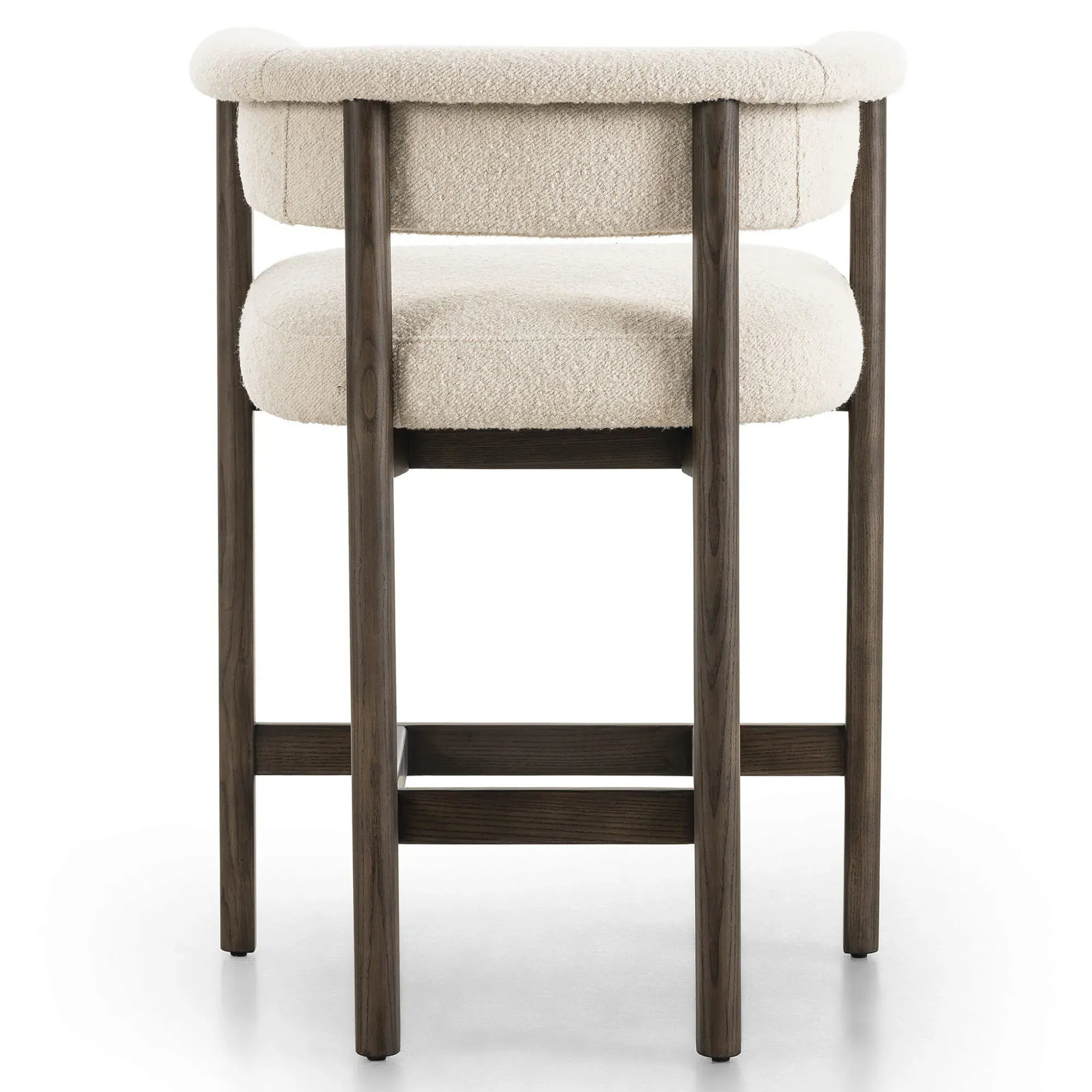 Alessandra Counter Stool - Cream, Boucle