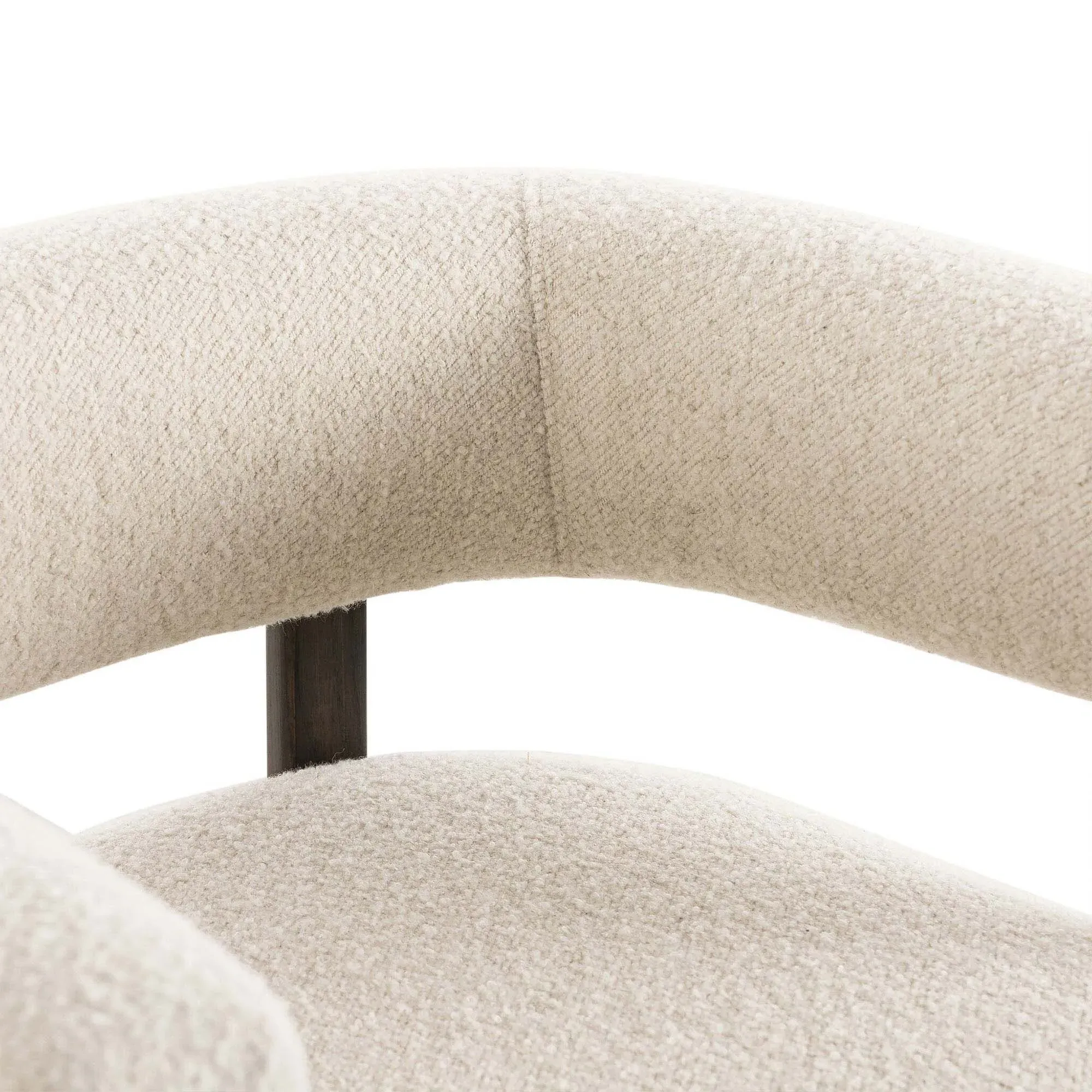 Alessandra Counter Stool - Cream, Boucle