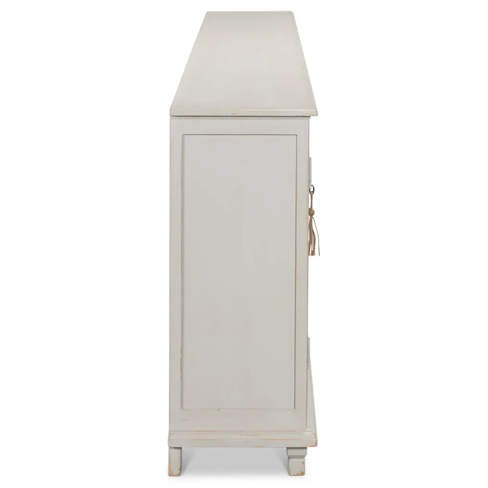 Alessandra Sideboard - Soft Grey, Pine Wood