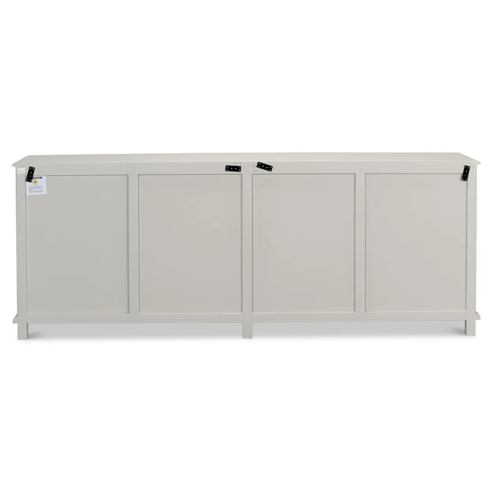 Alessandra Sideboard - Soft Grey, Pine Wood