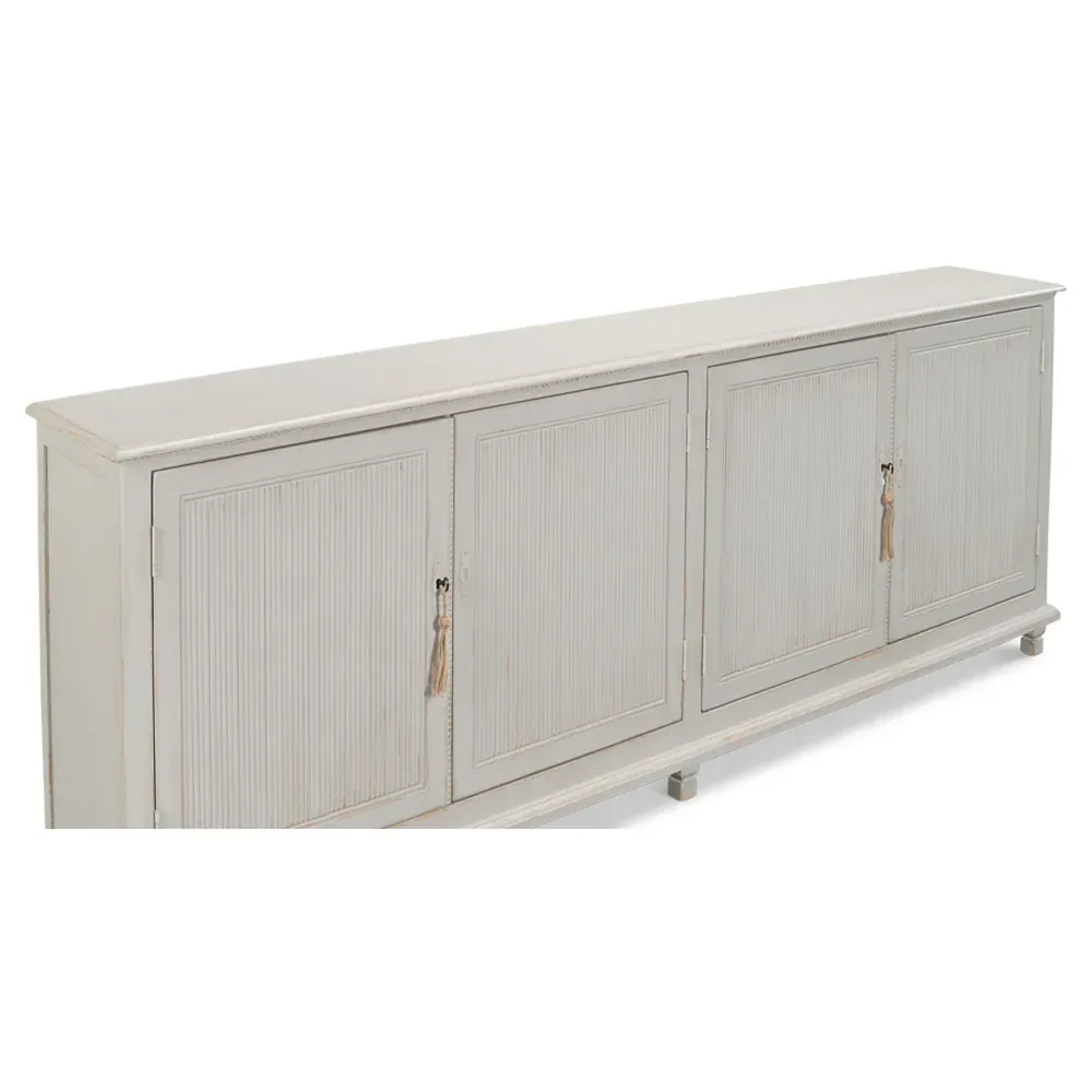 Alessandra Sideboard - Soft Grey, Pine Wood