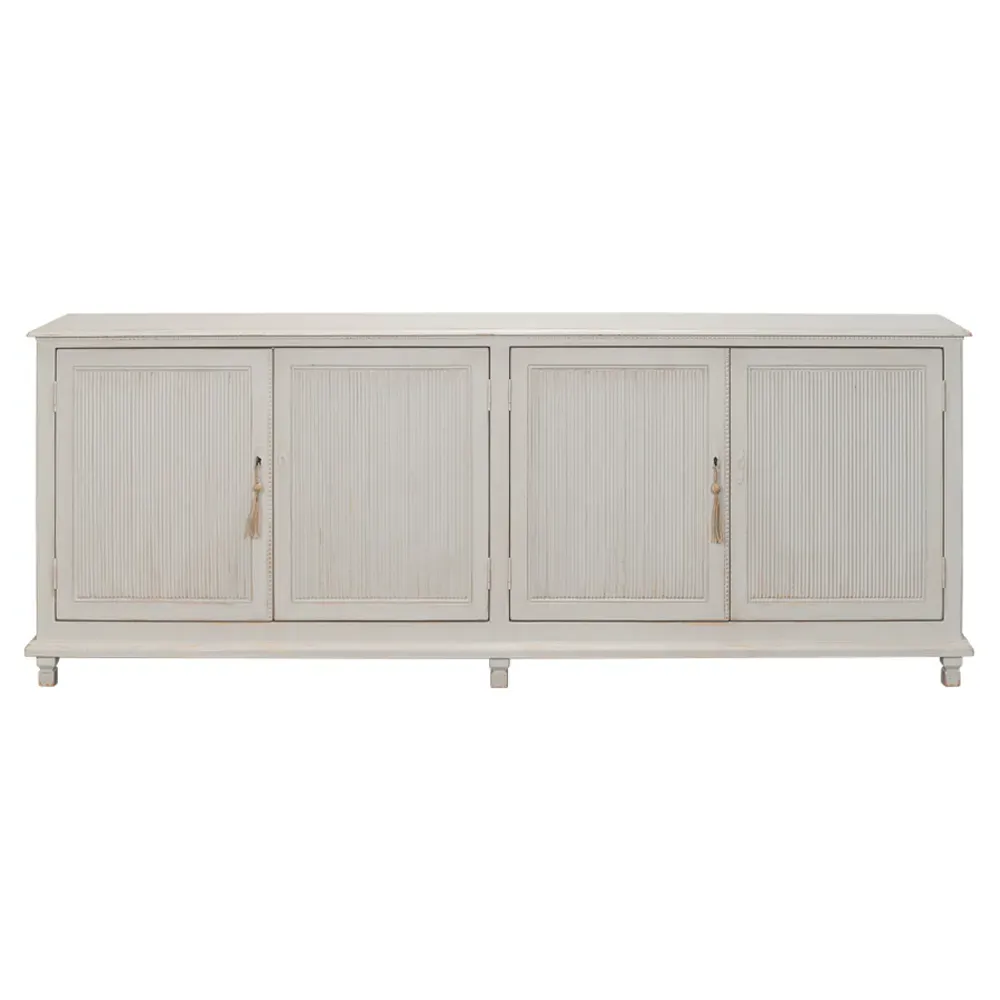Alessandra Sideboard - Soft Grey, Pine Wood
