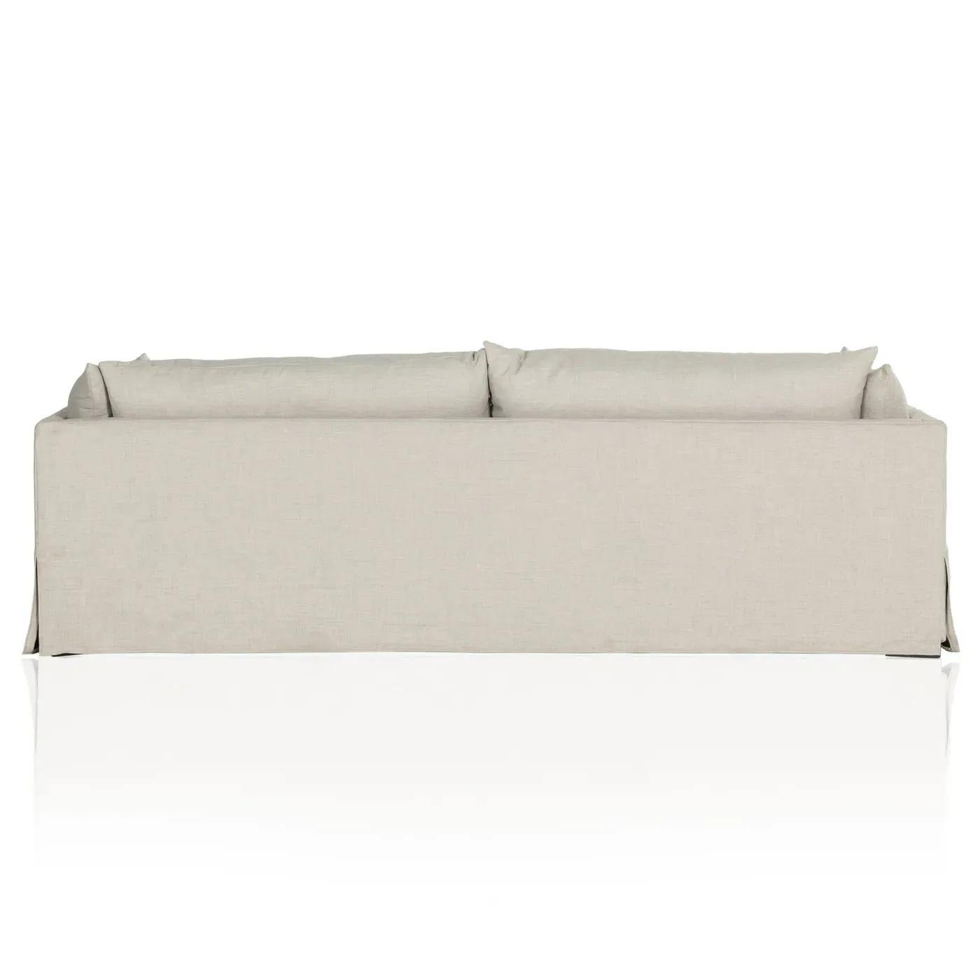 Alexa Large Slipcovered Sofa - Grey, Performance Fabric