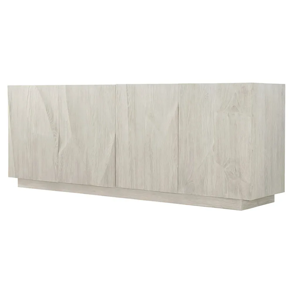 Alexa Media Cabinet - White, Oak