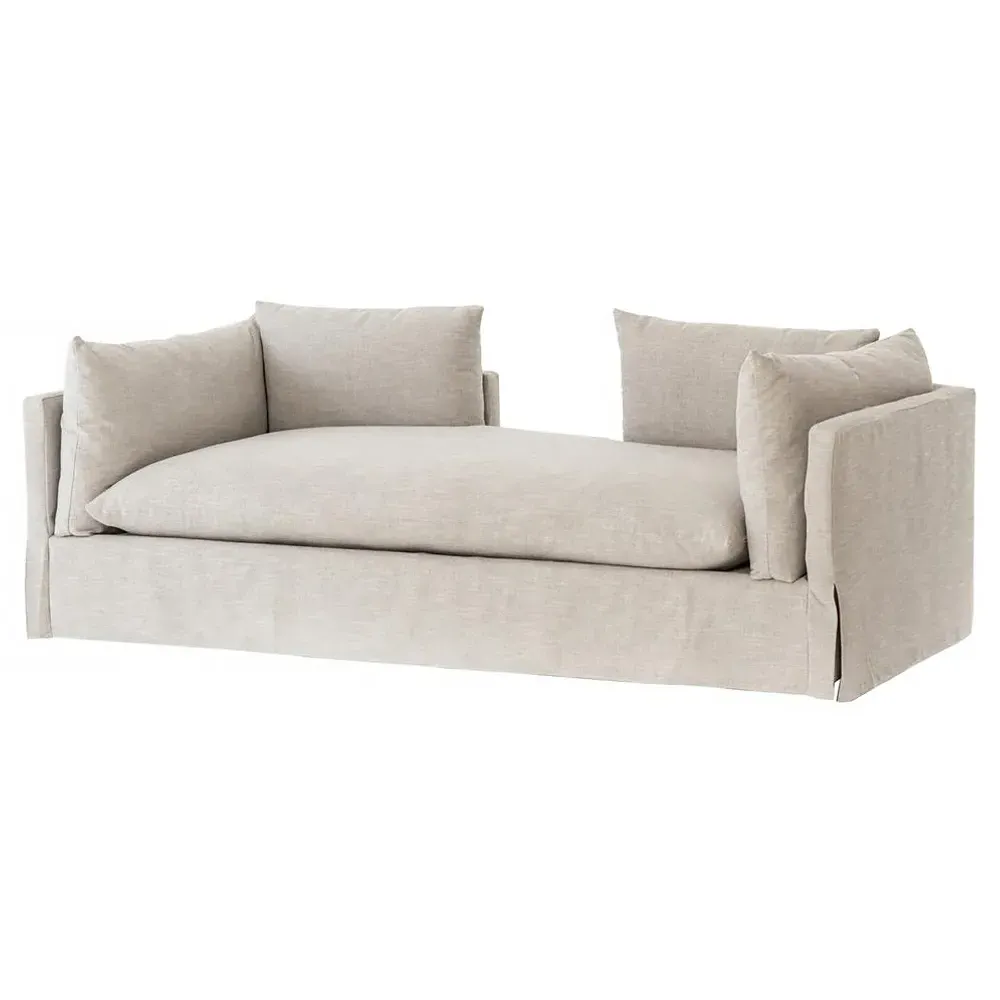 Alexa Slipcovered Daybed - Beige