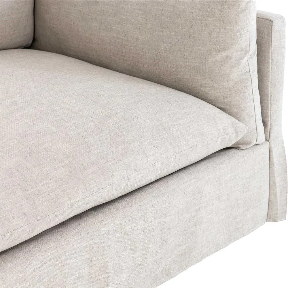 Alexa Slipcovered Daybed - Beige