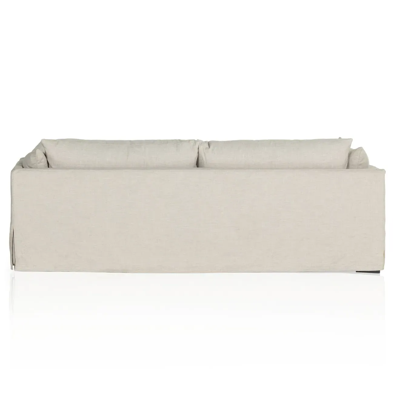 Alexa Small Slipcovered Sofa - Grey, Performance Fabric