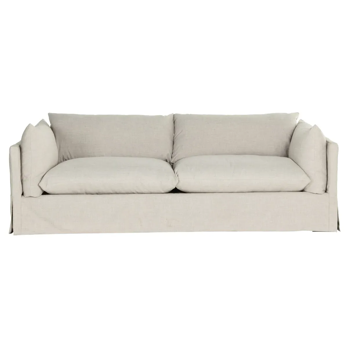 Alexa Small Slipcovered Sofa - Grey, Performance Fabric image