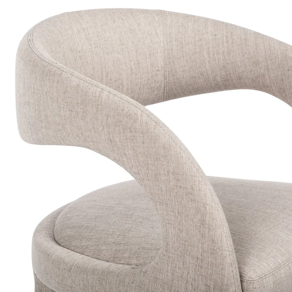 Alexander Bar Stool - Grey, Iron