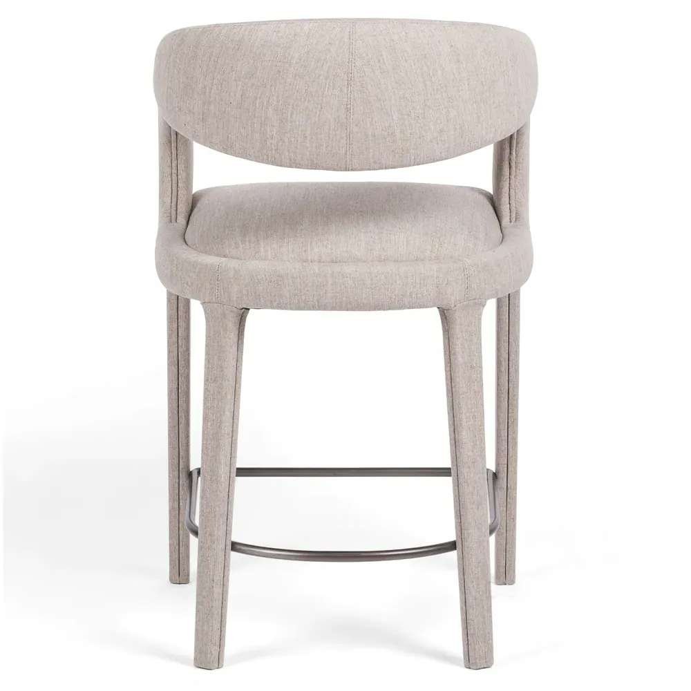 Alexander Counter Stool - Grey, Iron