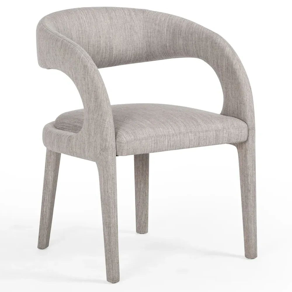 Alexander Dining Arm Chair - Light Grey