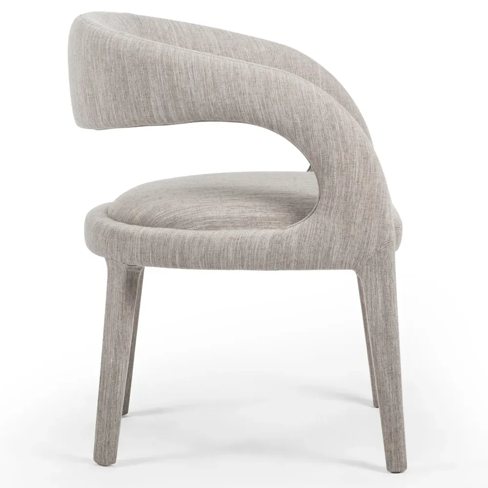 Alexander Dining Arm Chair - Light Grey