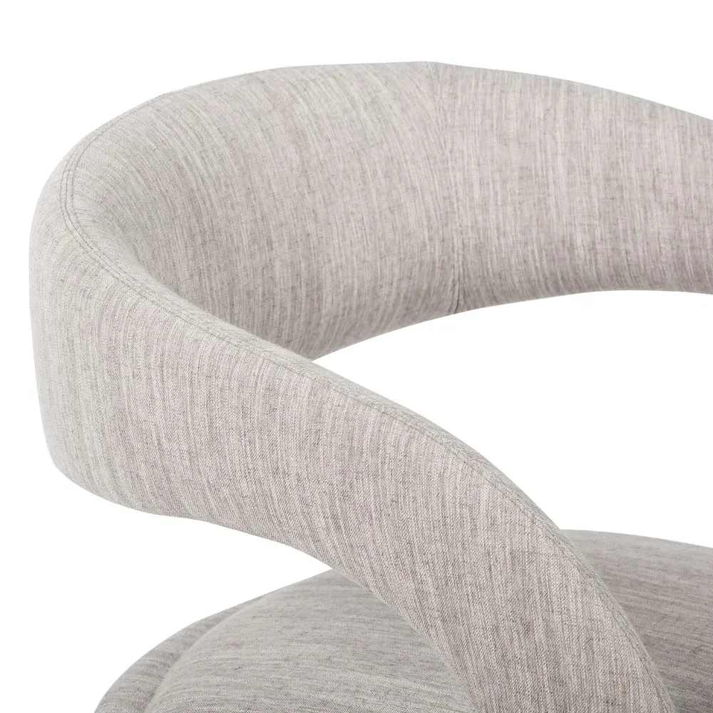 Alexander Dining Arm Chair - Light Grey