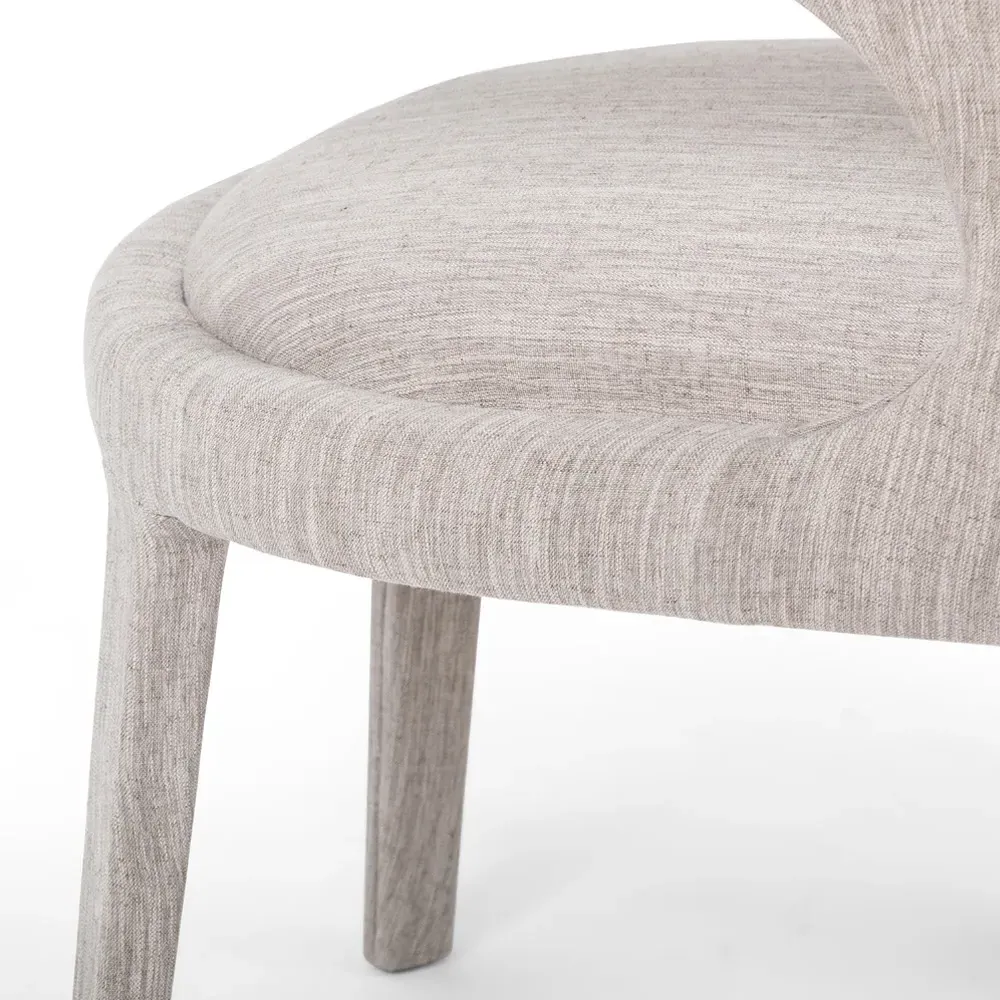 Alexander Dining Arm Chair - Light Grey