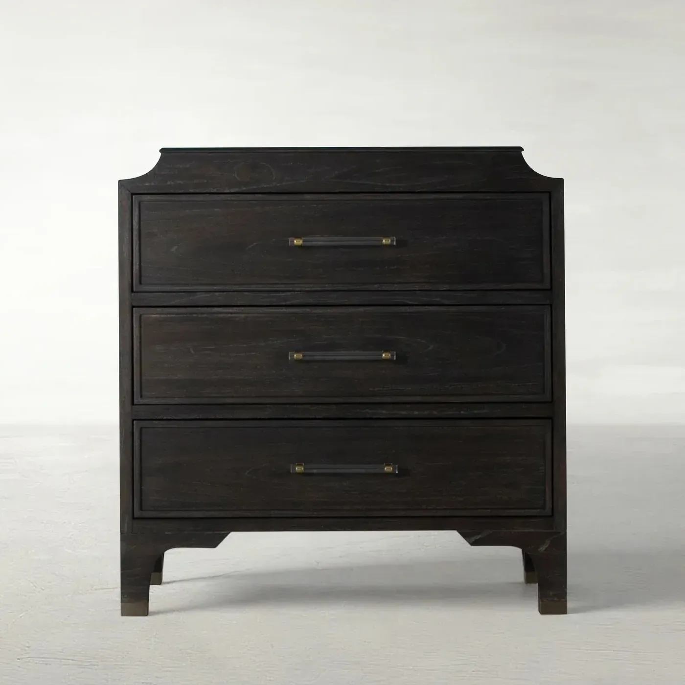 Alexander Wood Chest - Black