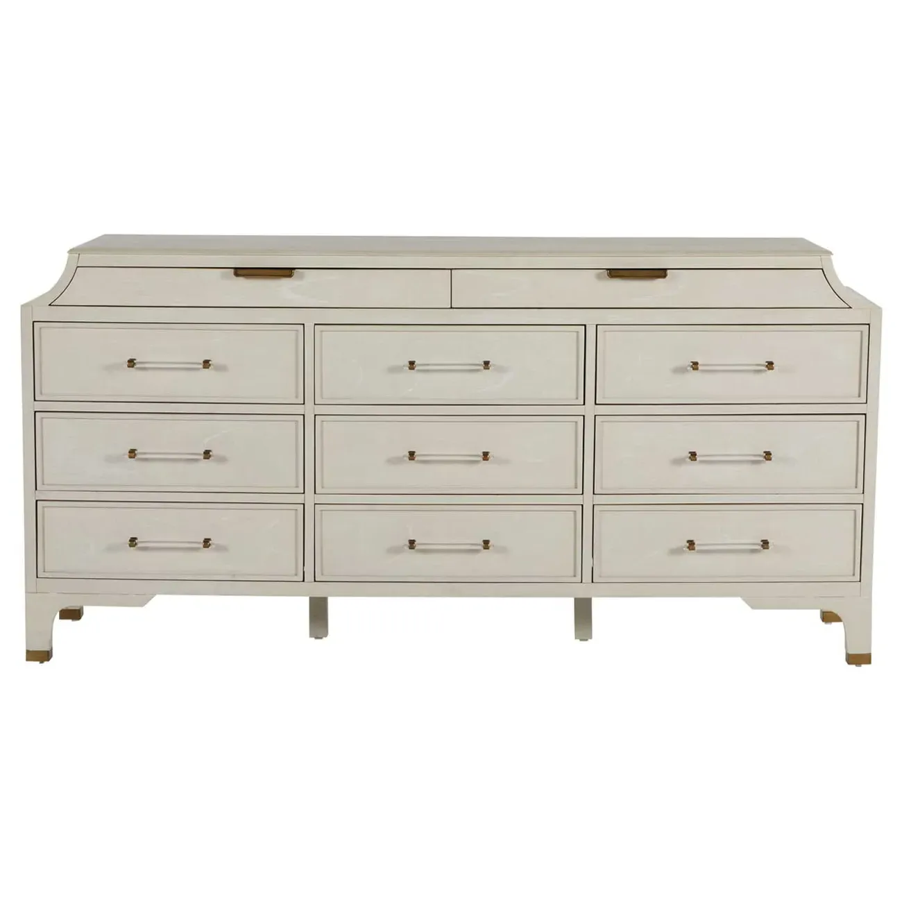 Alexandra Dresser - Cerused White, Mahogany image