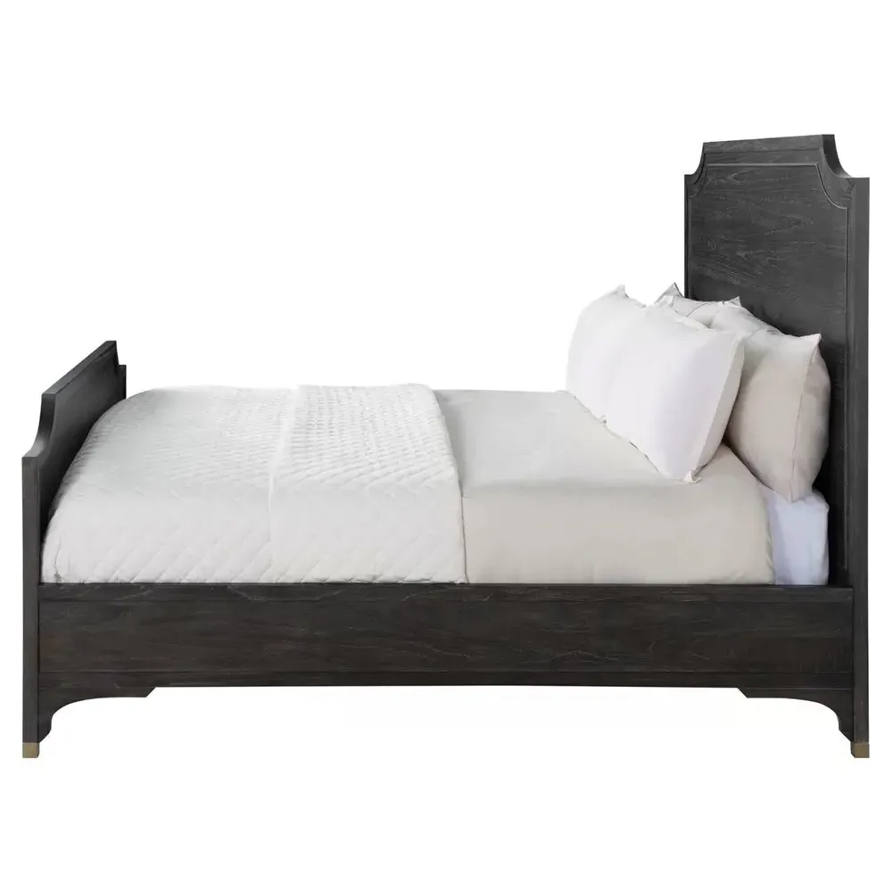 Alexandra King Size Bed Frame - Black, Mindi Wood