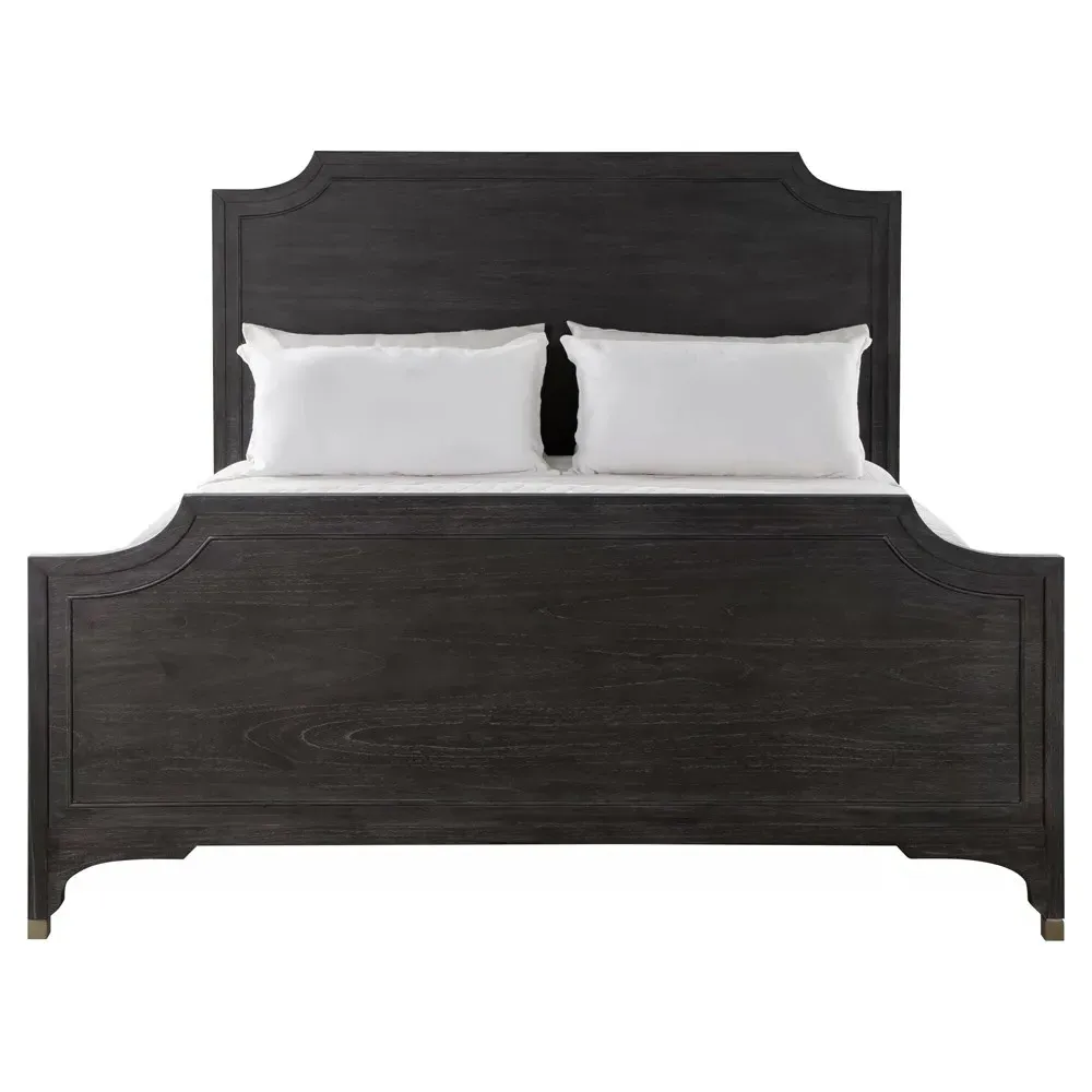 Alexandra King Size Bed Frame - Black, Mindi Wood