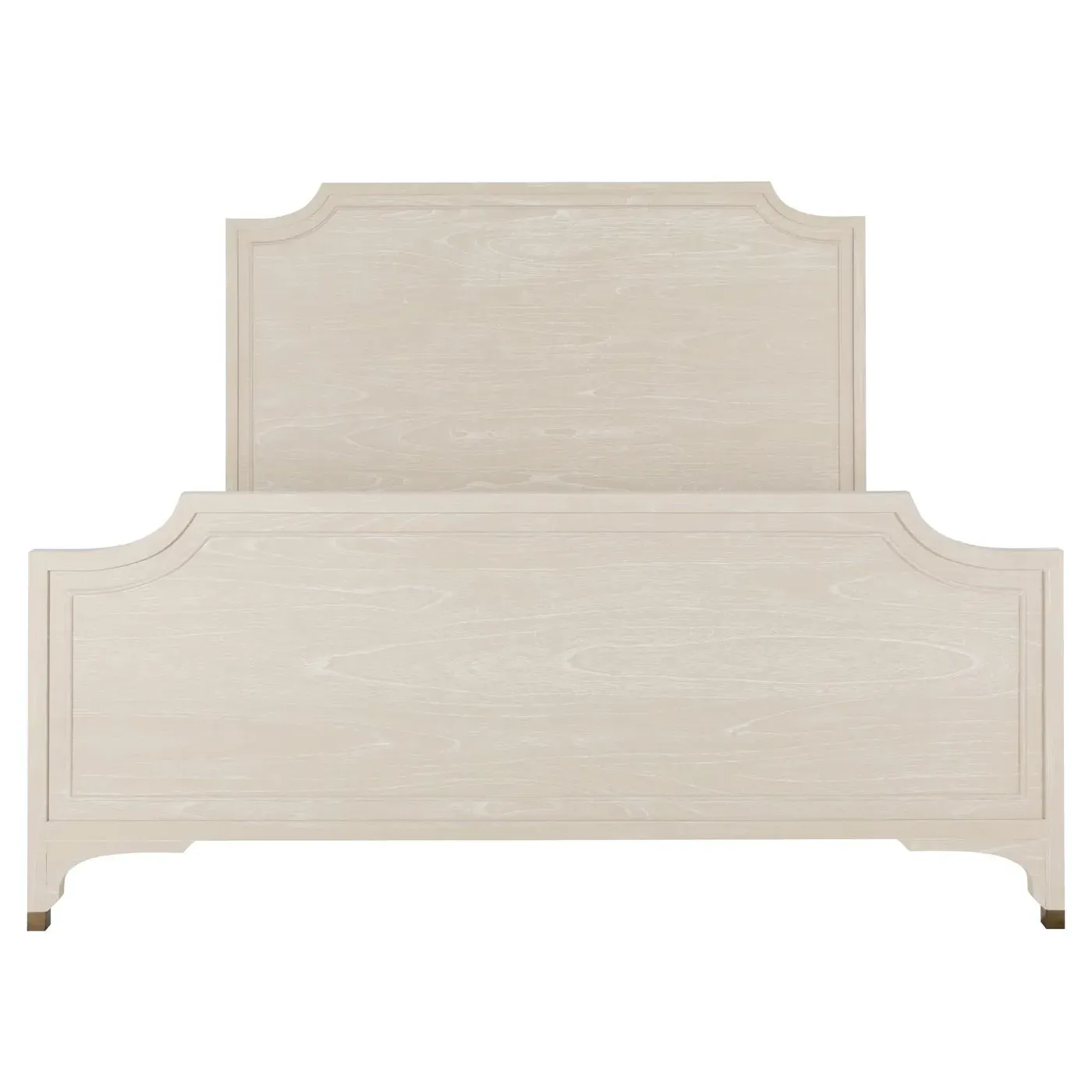 Alexandra King Size Bed Frame - White, Mindi Wood