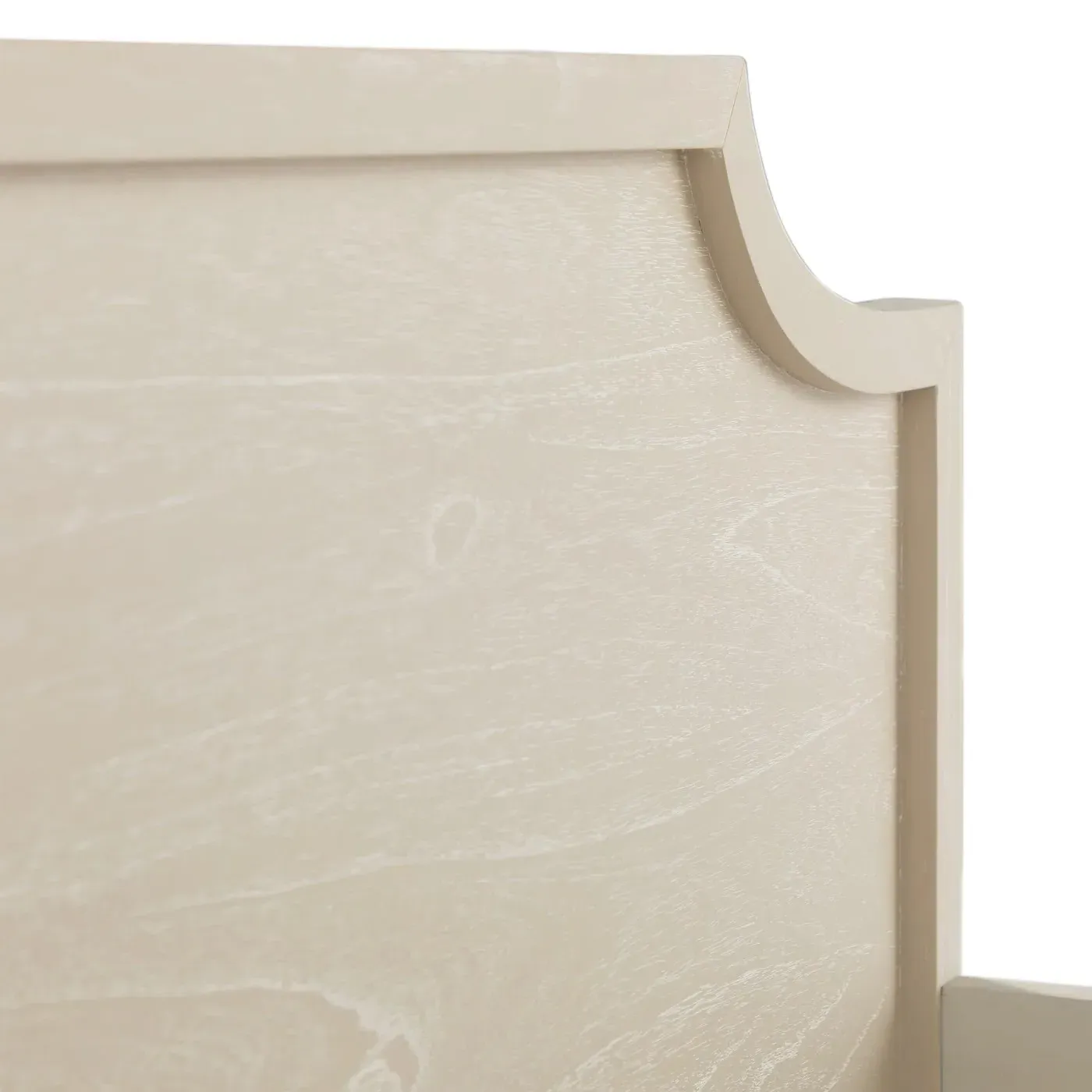 Alexandra King Size Bed Frame - White, Mindi Wood