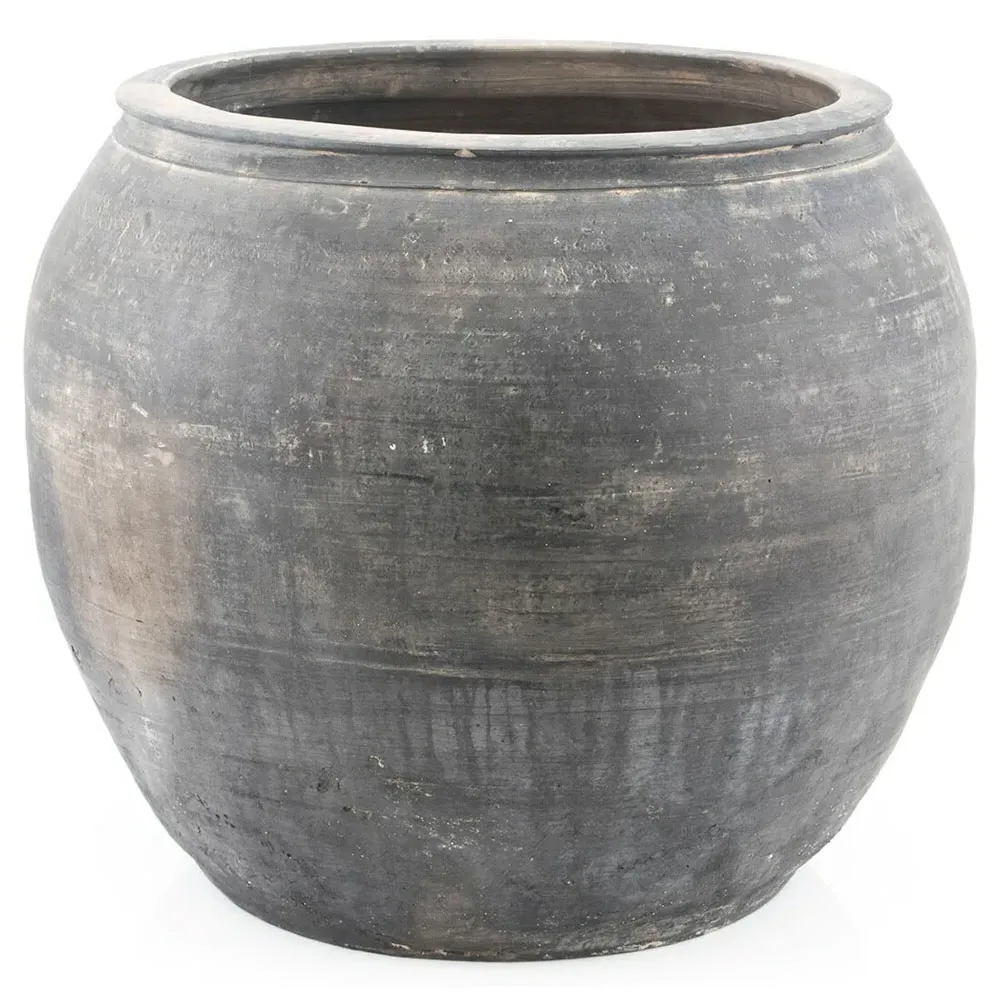 Alexandra Large Pottery Water Jar - Grey