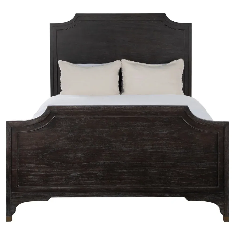 Alexandra Queen Size Bed Frame - Black, Mindi Wood image