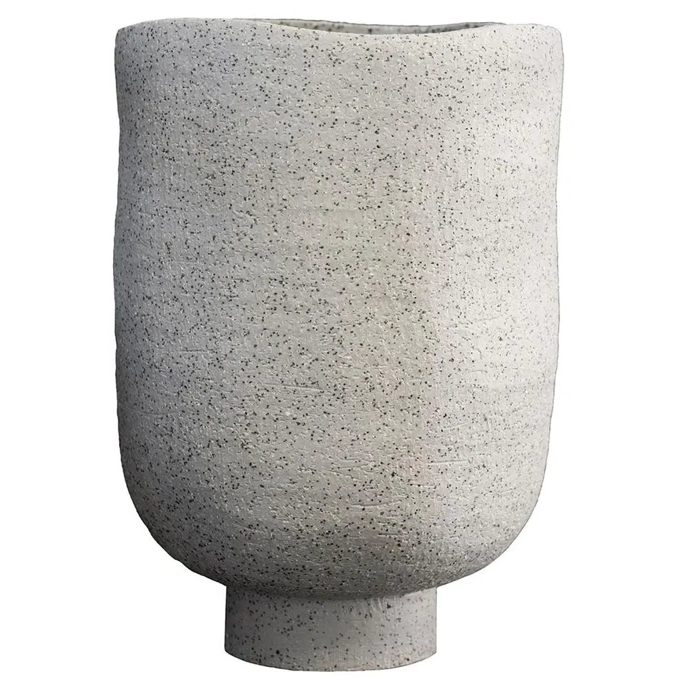 Alexandria Large Pot Planter - Grey, Ceramic