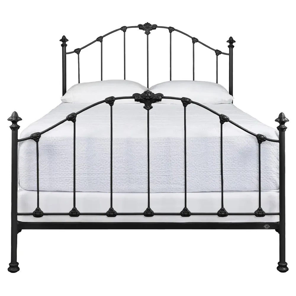 Alexia Cal King Size Bed Frame - Black, Iron