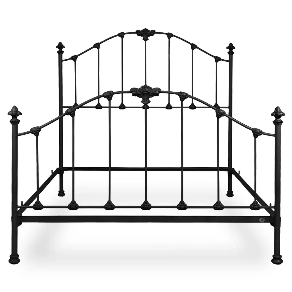 Alexia King Size Bed Frame - Black, Iron