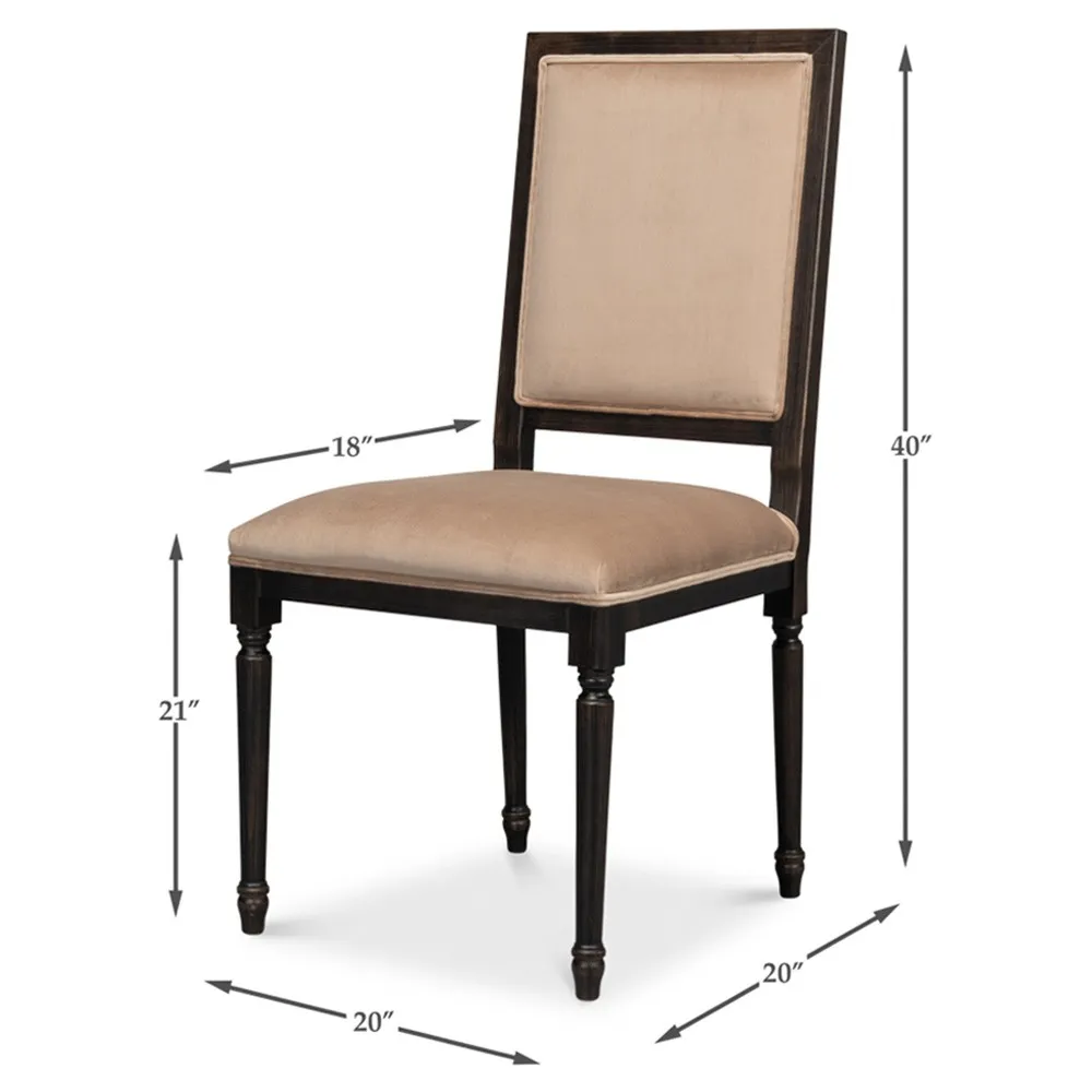 Alexis Dining Chair - Beige, Beechwood