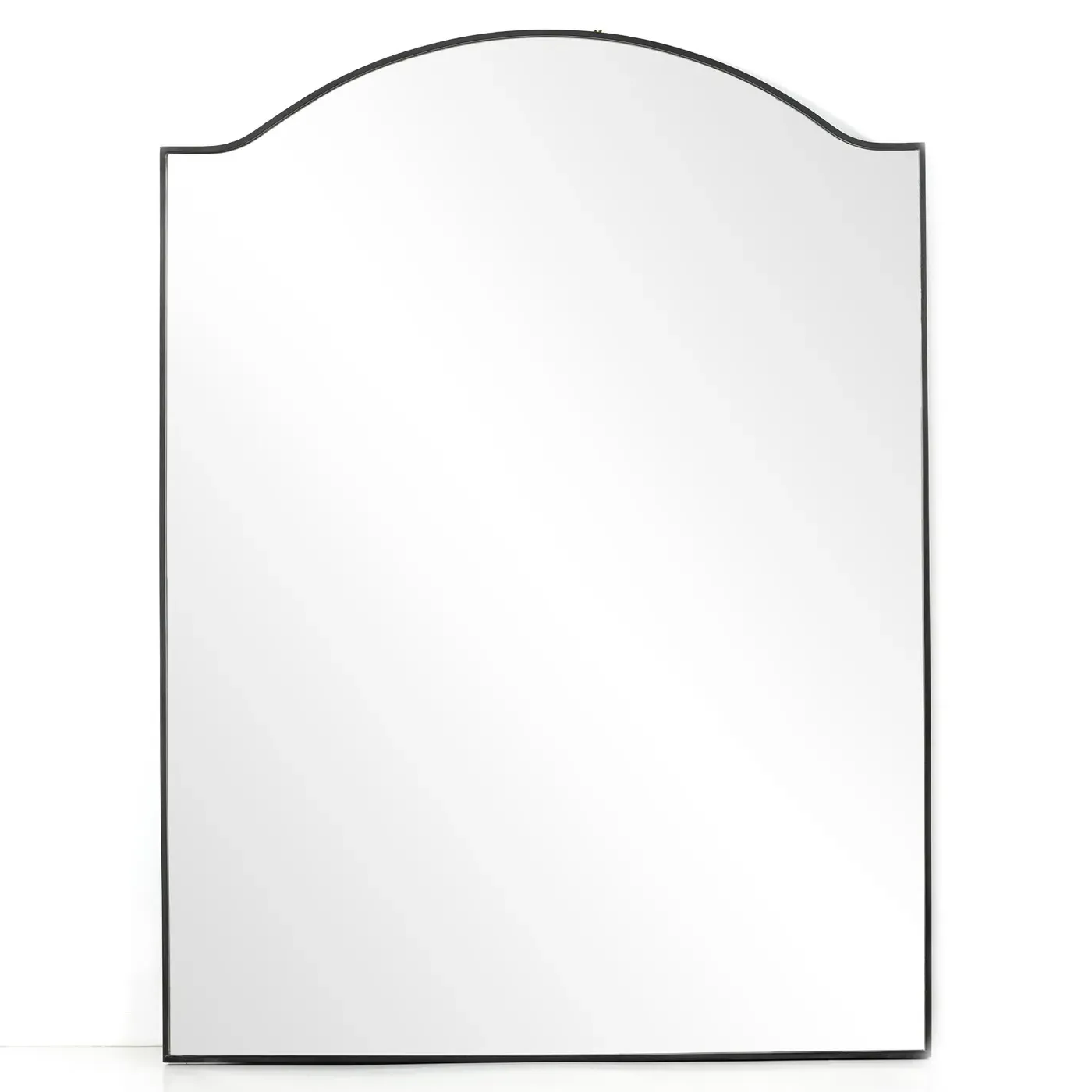 Alexis Rectangular Floor Mirror - Black, Iron image