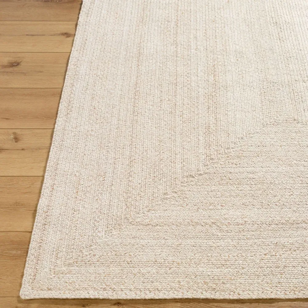 Ali Textured Solid Rug Sample - Brown