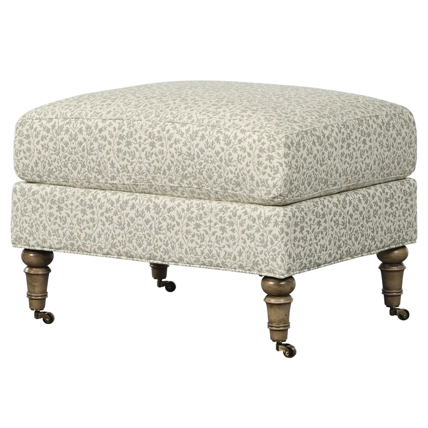 Alice Rectangular Ottoman - Beige, Sunbrella Fabric image