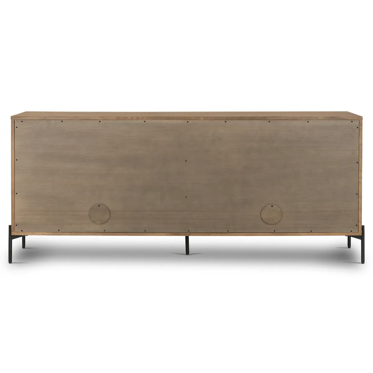 Alina 4 Door Rectangular Sideboard - Brown, Oak