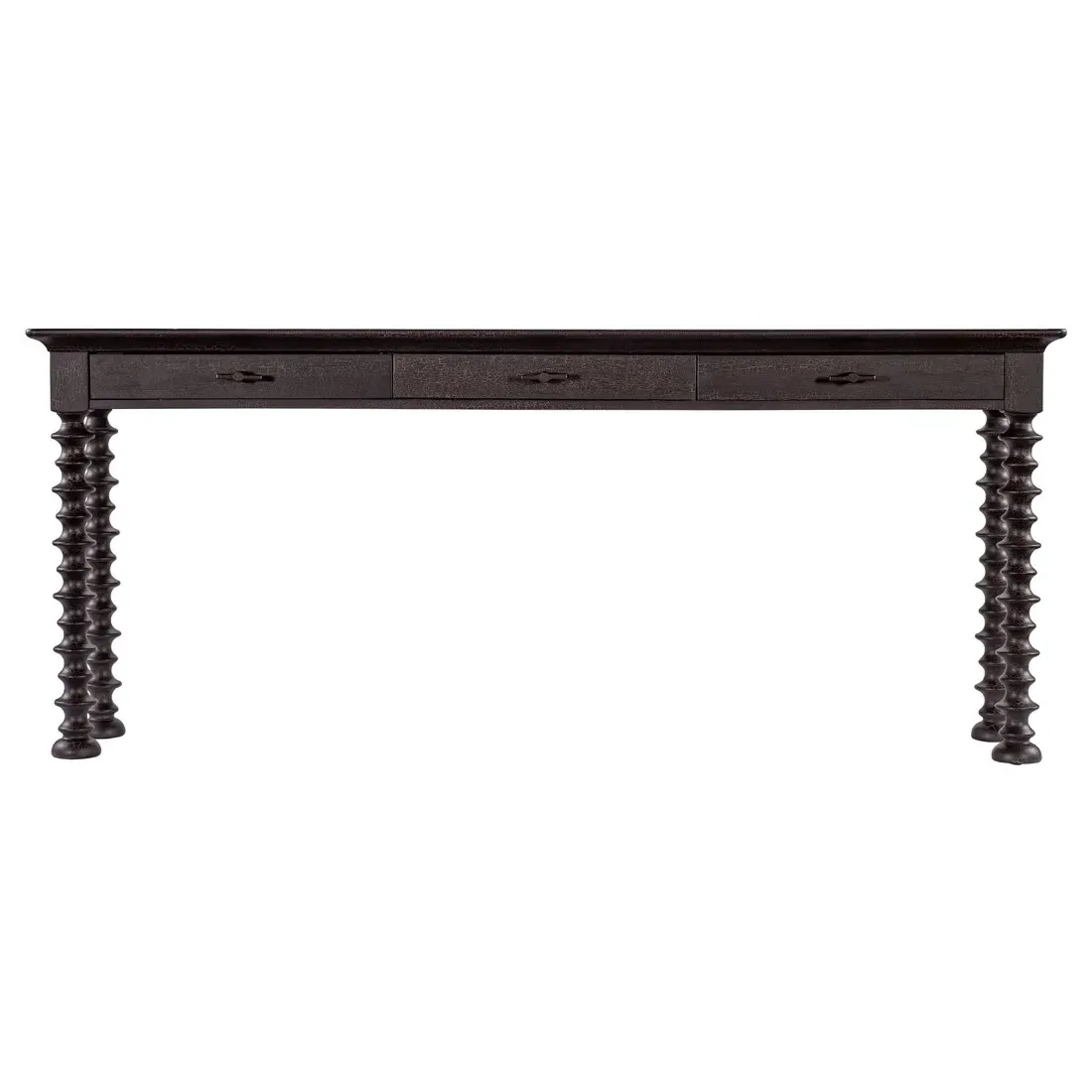 Alison Console Table - Black, Hickory