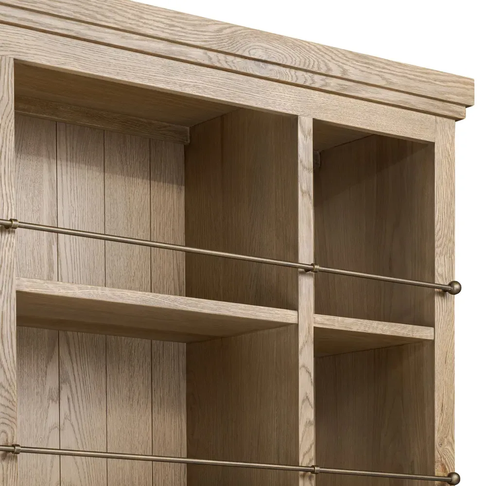 Alistair Bookcase - Worn Oak