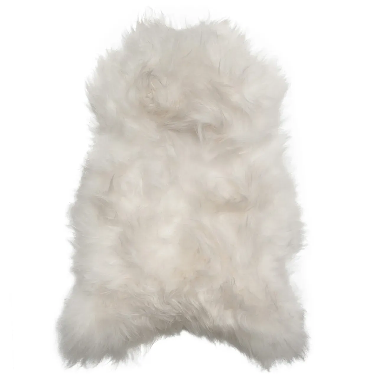 Alivia Long Wool Sheepskin Rug - White image