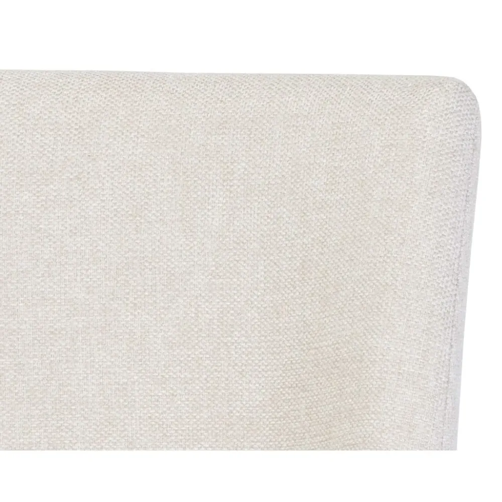 Aliyah Counter Stool - Oatmeal Beige, Stainless Steel