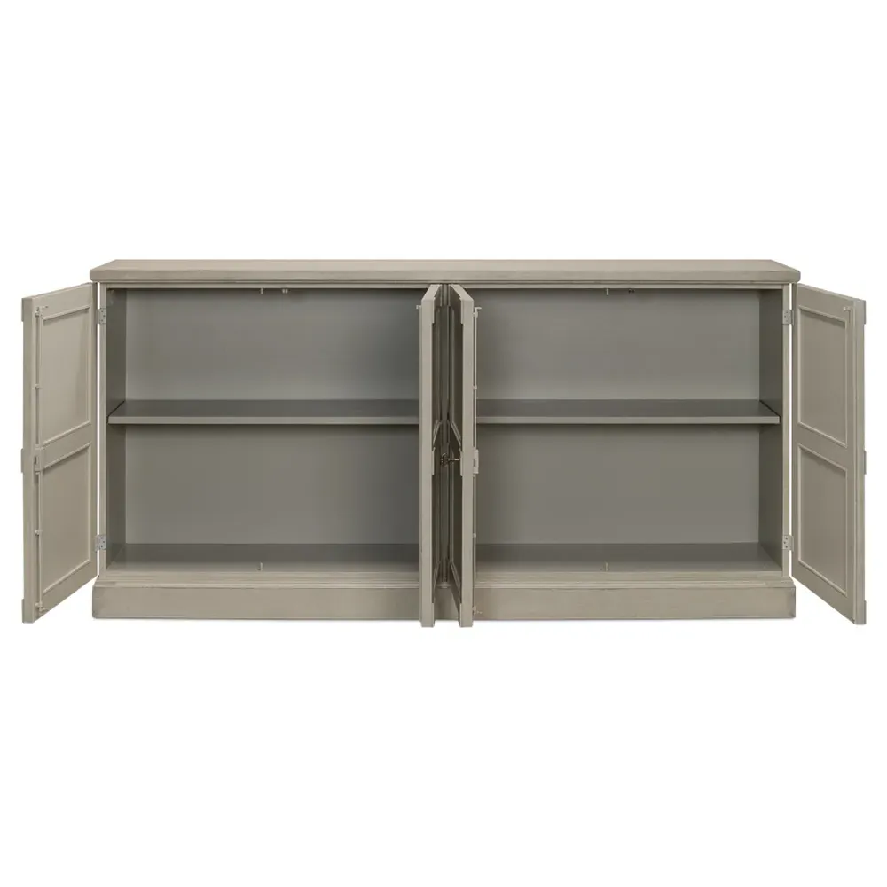 Alliah Buffet - Washed Grey, Wood