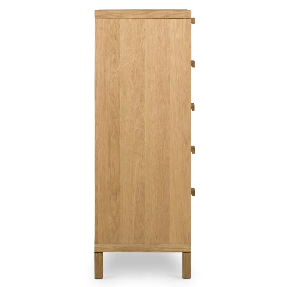 Allie 5 Drawer Dresser - Brown, Oak