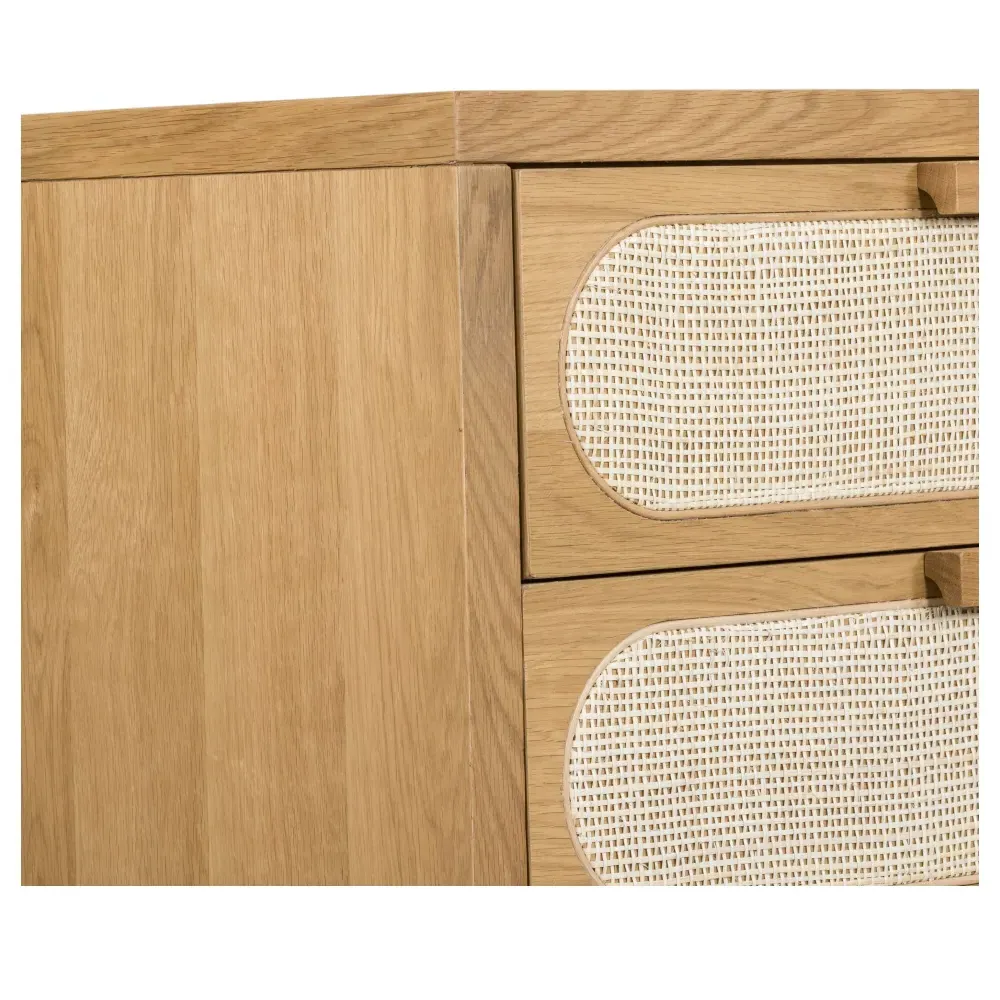 Allie 5 Drawer Dresser - Brown, Oak