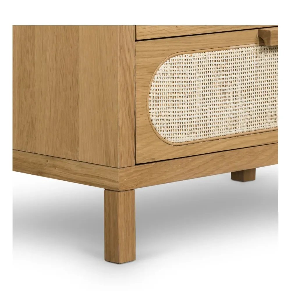 Allie 5 Drawer Dresser - Brown, Oak