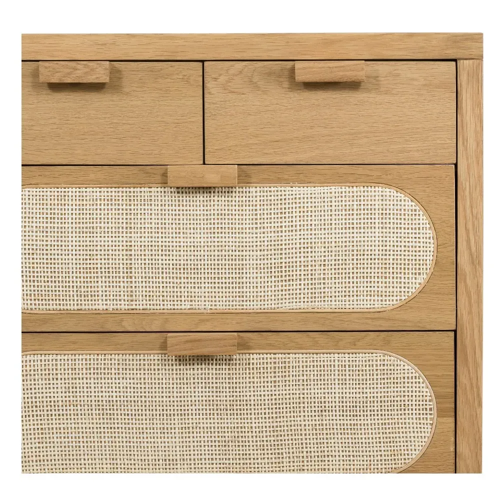 Allie 8 Drawer Dresser - Brown, Oak