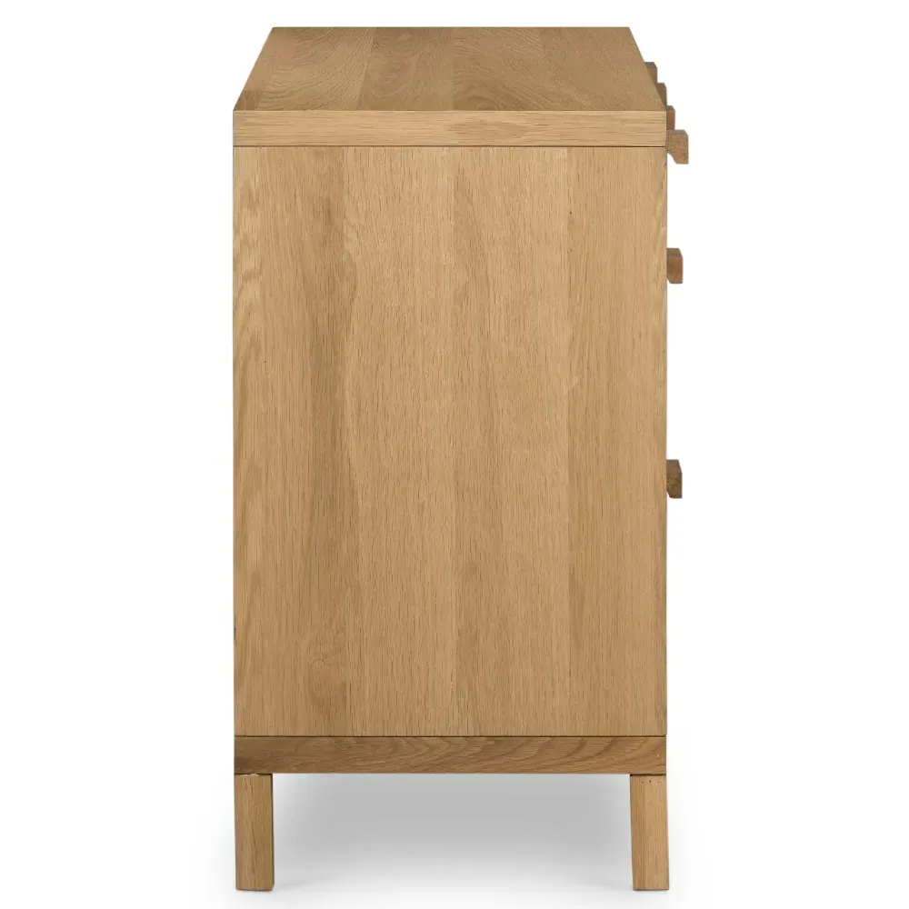 Allie 8 Drawer Dresser - Brown, Oak