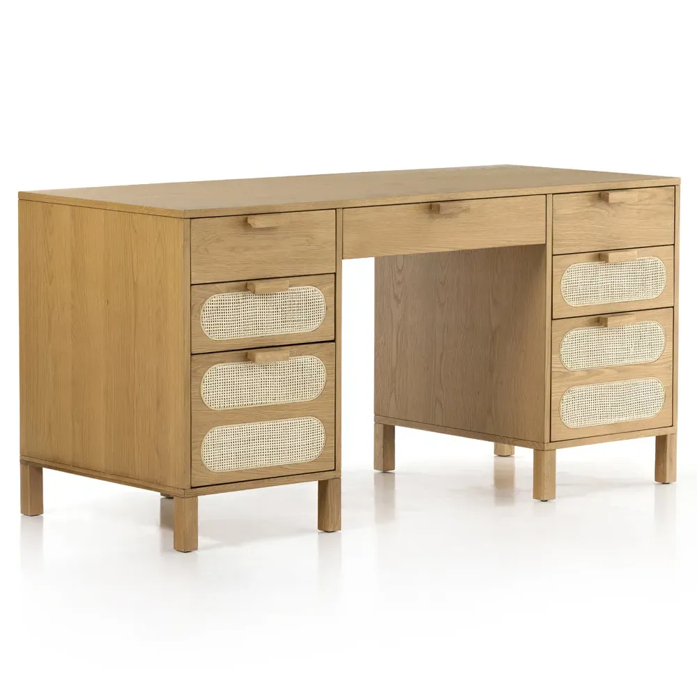 Allie Desk - Brown, Oak