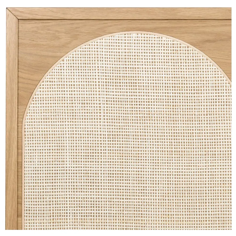 Allie King Size Bed Frame - Brown, Oak