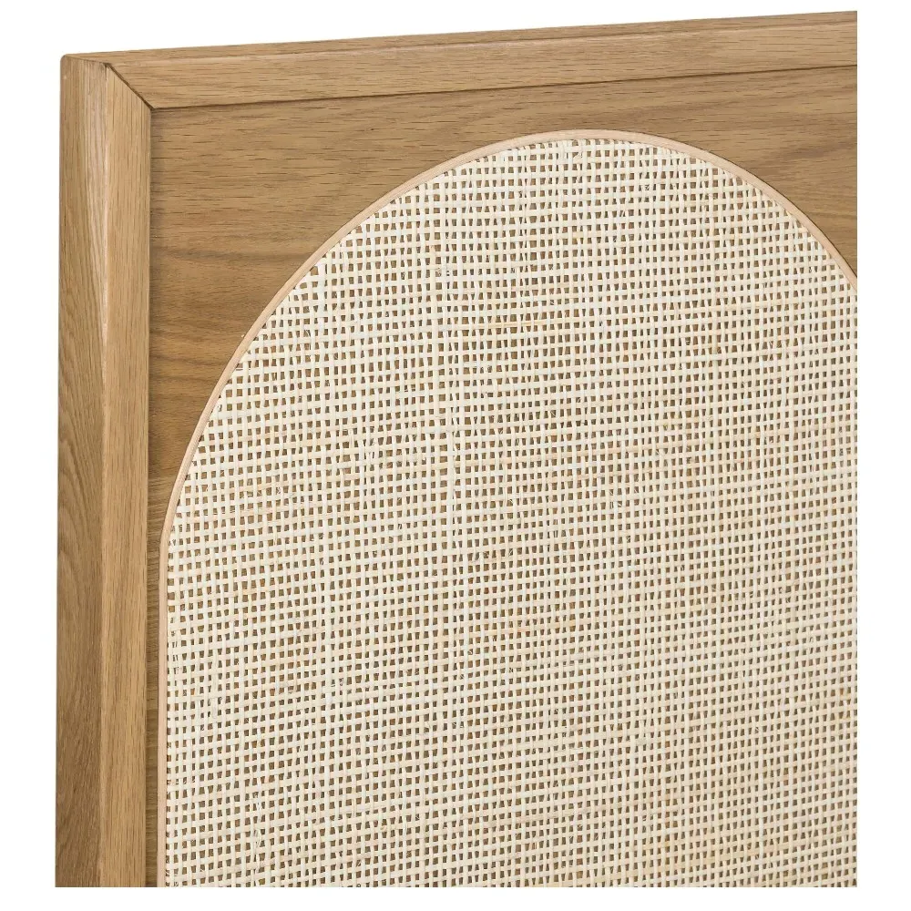 Allie King Size Bed Frame - Brown, Oak