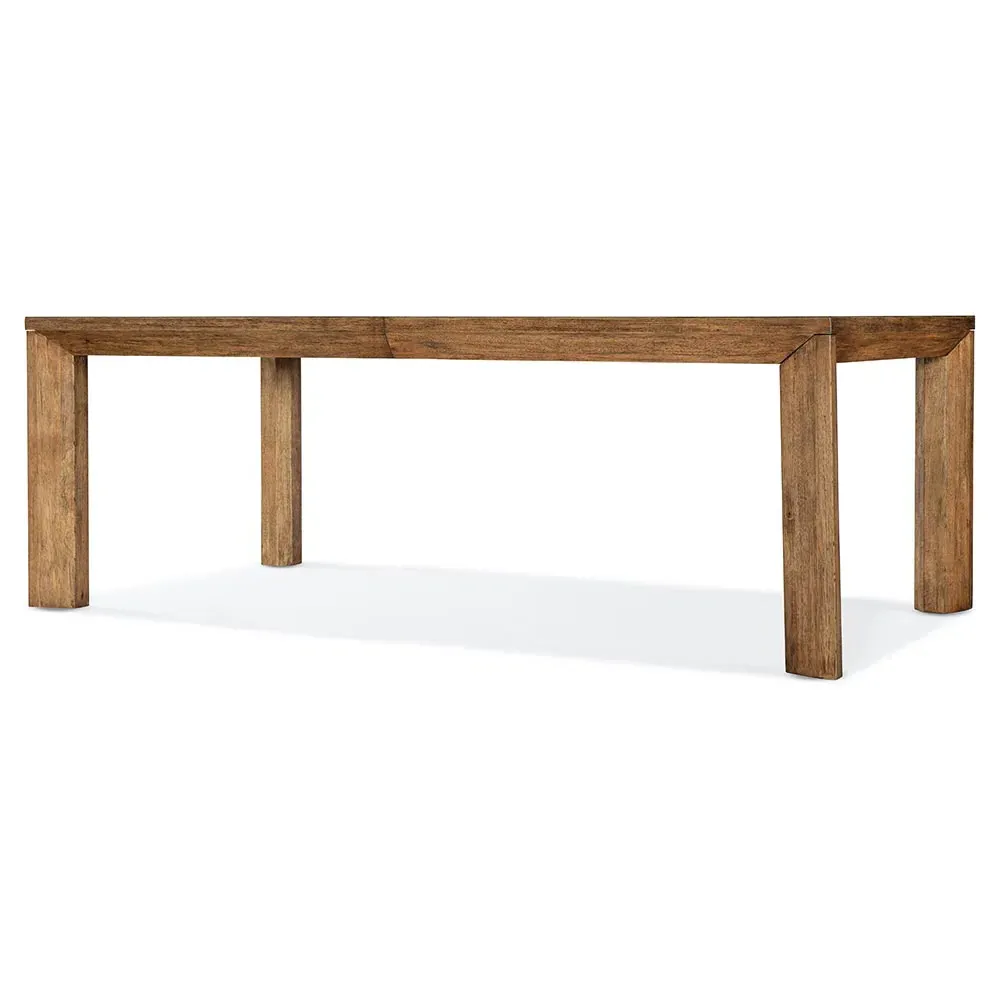Allison Rectangular Extendable Dining Table - Brown, Wood