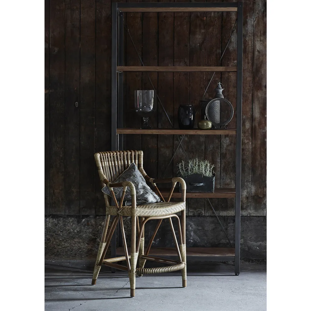 Allison Woven Counter Stool - Brown, Rattan